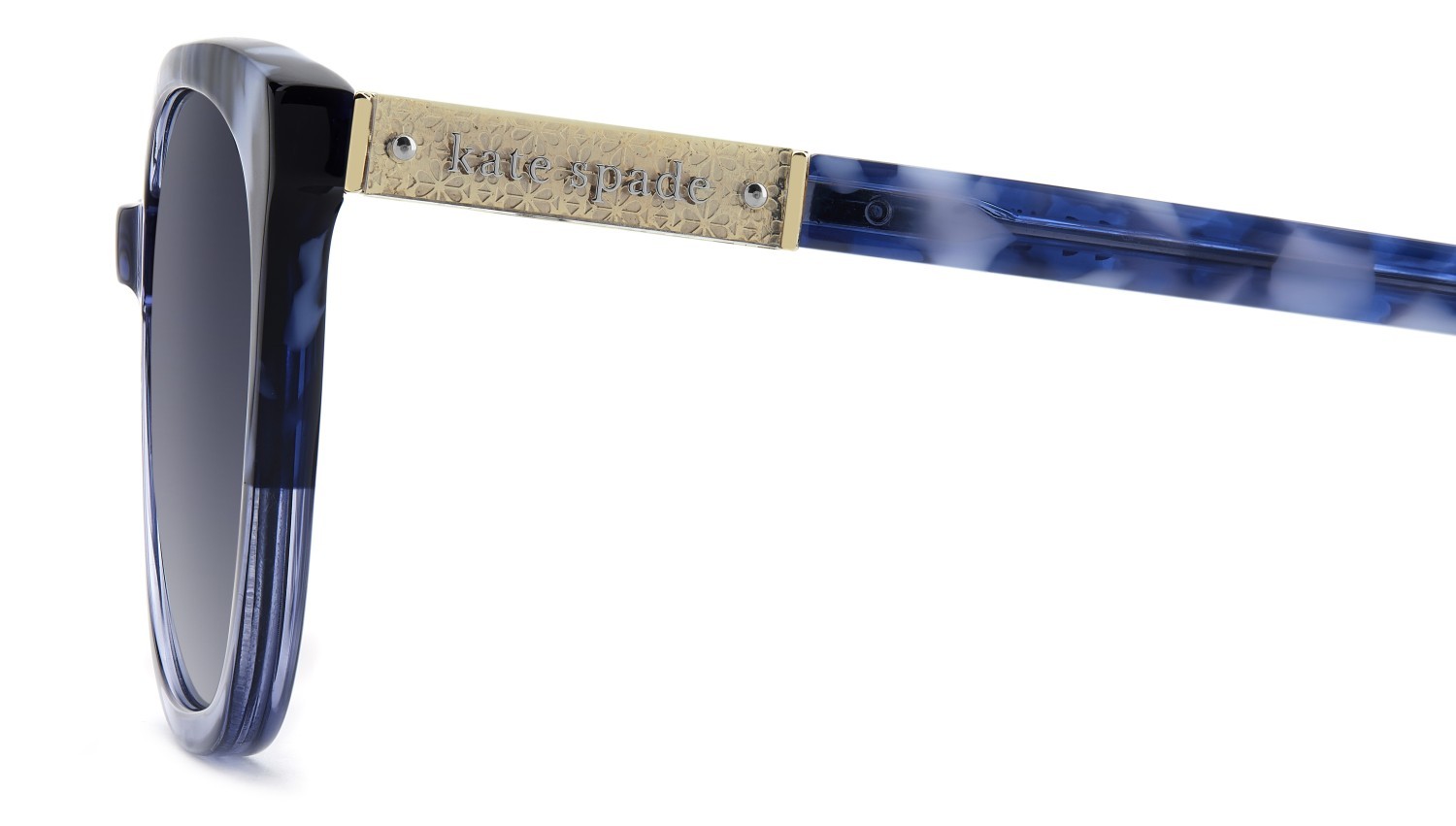 Occhiali da sole Kate Spade Ks Seline 2/S 208439 PJP 9O colore blue forma rettangolare lenti dark grey shaded