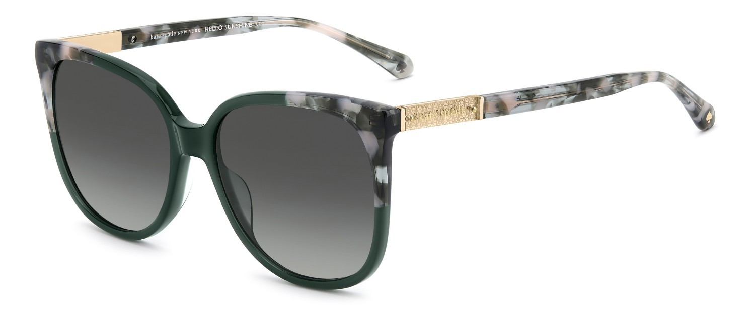 Sunglasses Kate Spade Ks Kaysie 2/G 208440 1ED 9O color green shape square lenses dark grey shaded