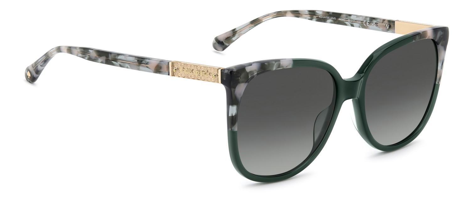 Sunglasses Kate Spade Ks Kaysie 2/G 208440 1ED 9O color green shape square lenses dark grey shaded
