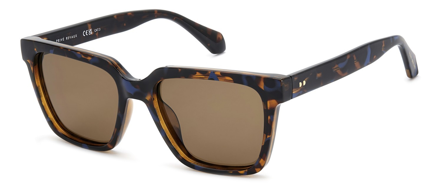 Sunglasses Privé Revaux Boom Clap/G 208452 086 SP color havana shape square lenses bronze polarized