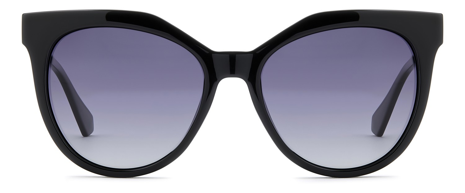 Sunglasses Privé Revaux Chromatic/G 208453 807 WJ color black shape round lenses grey shaded polarized