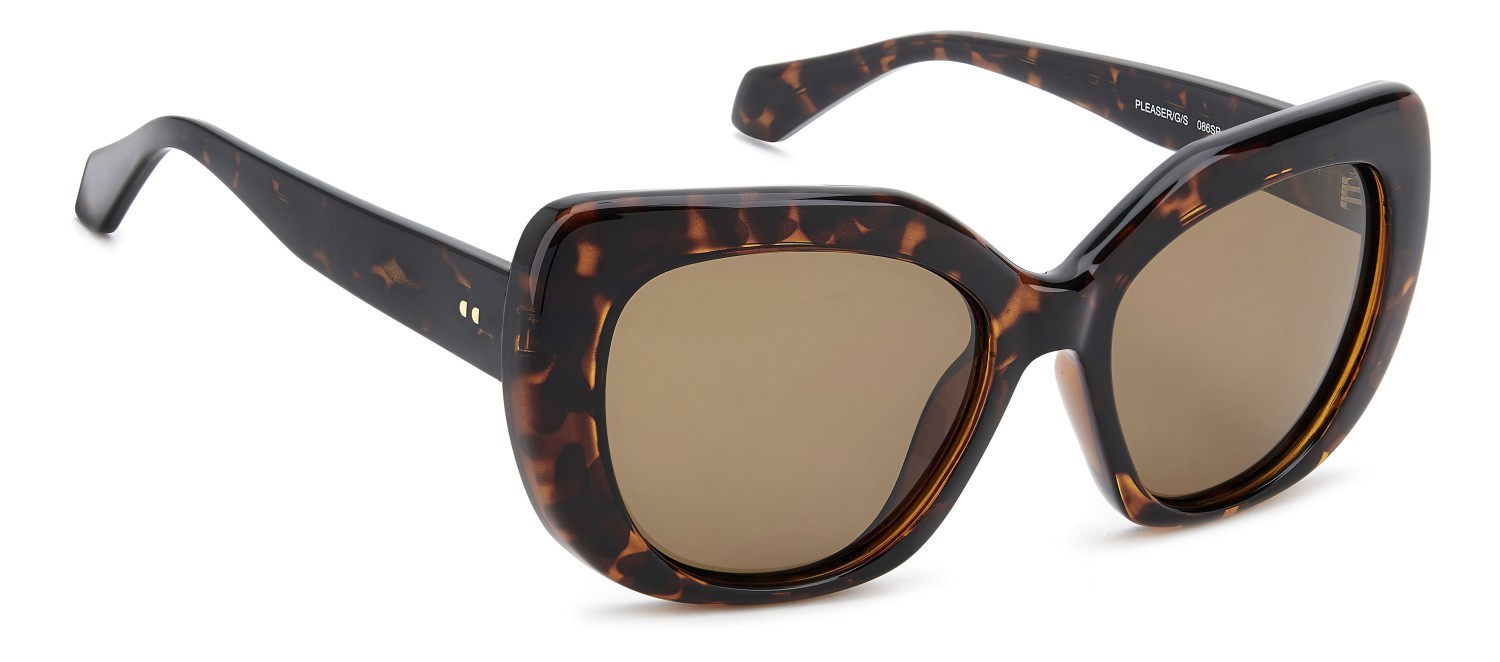Sunglasses Privé Revaux Pleaser/G 208454 086 SP color havana shape square lenses bronze polarized