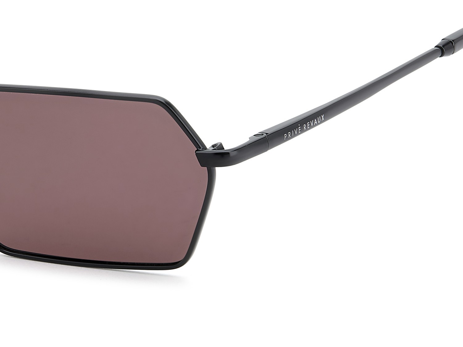 Sunglasses Privé Revaux So Julia/G 208456 807 KL color black shape rectangle lenses violet polarized