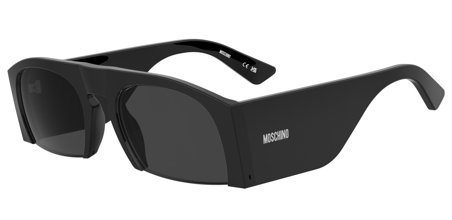 Occhiali da sole Moschino Mos203/S 208465 807 IR colore black forma altro lenti grey