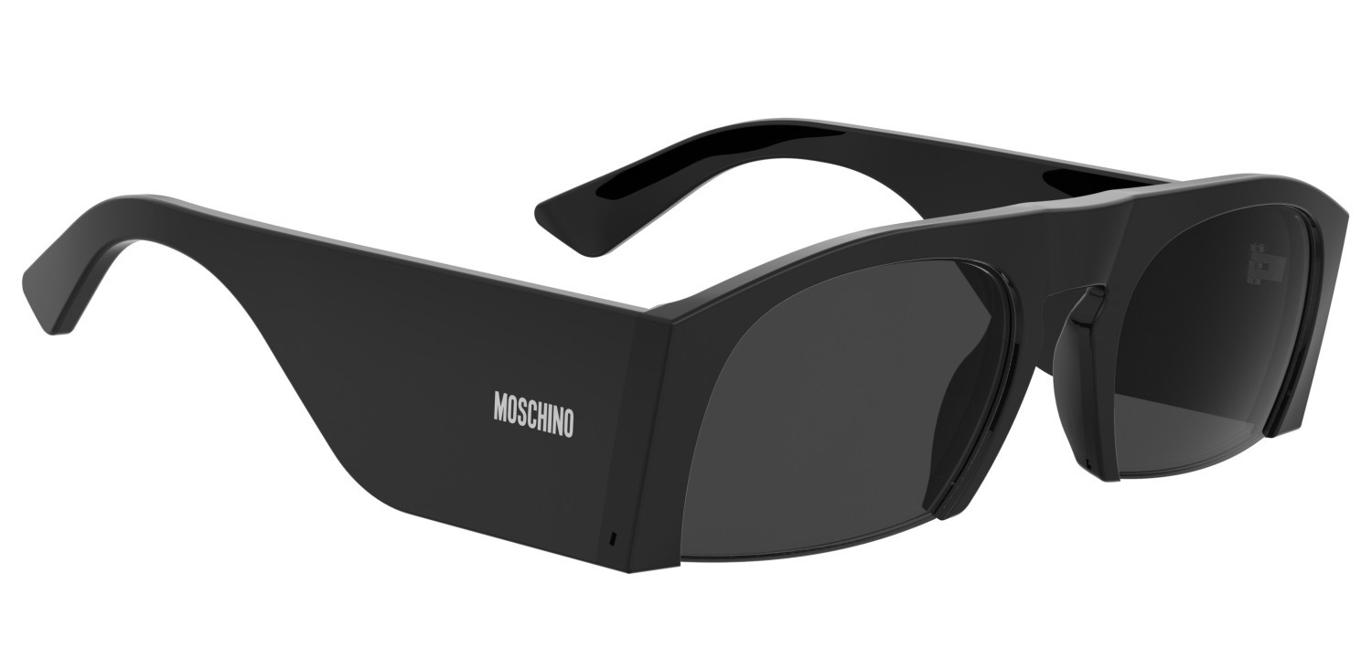 Occhiali da sole Moschino Mos203/S 208465 807 IR colore black forma altro lenti grey