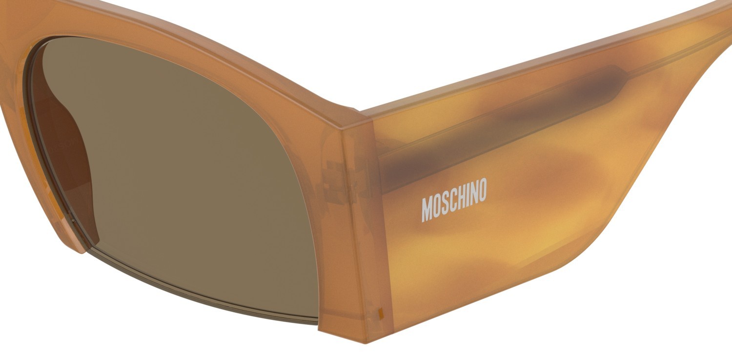 Occhiali da sole Moschino Mos203/S 208465 C9B 70 colore havana honey forma altro lenti brown