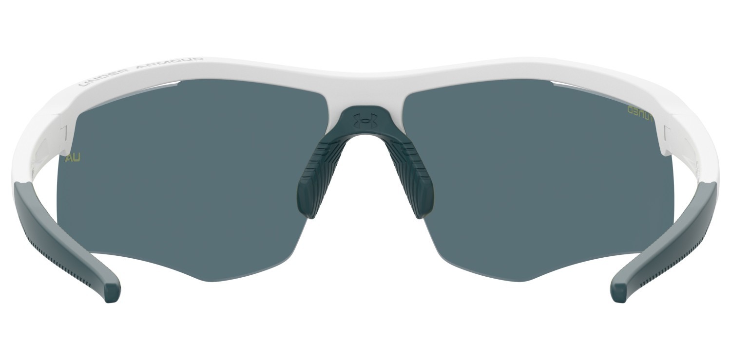 Sunglasses Under Armour Ua Flexlite/G 208515 07R V8 color white green shape rectangle lenses green multilayer oleophobic