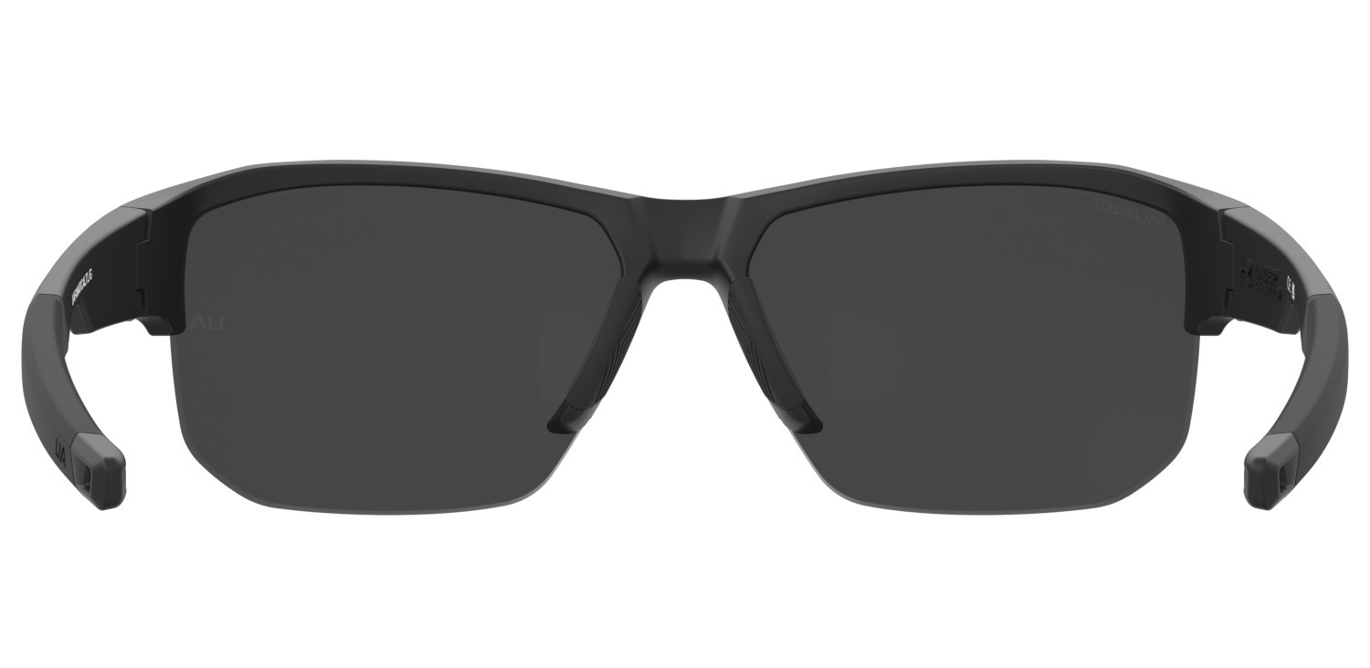 Sunglasses Under Armour Uafanaticaltl/G 208516 003 M9 color matte black shape rectangle lenses grey polarized