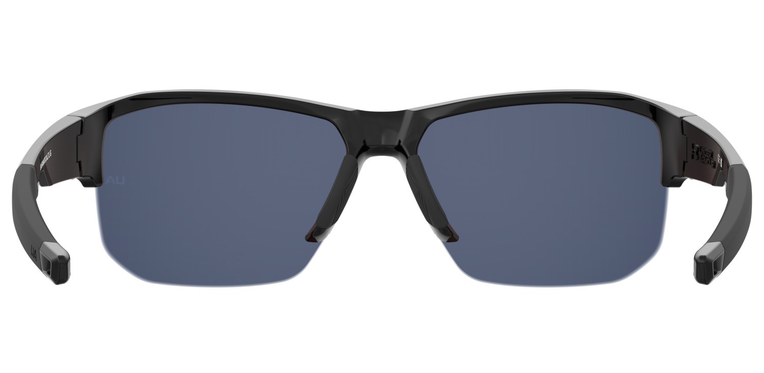 Sunglasses Under Armour Uafanaticaltl/G 208516 OIT MI color black red shape rectangle lenses grey infrared