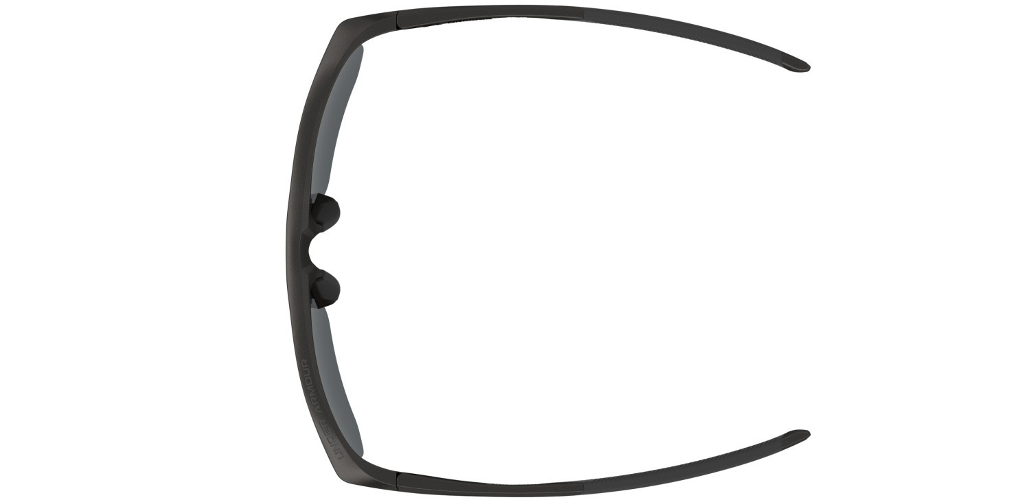 Sunglasses Under Armour Uafanaticaltl/G 208516 ZK4 JO color metalized black shape rectangle lenses grey bronze mirror
