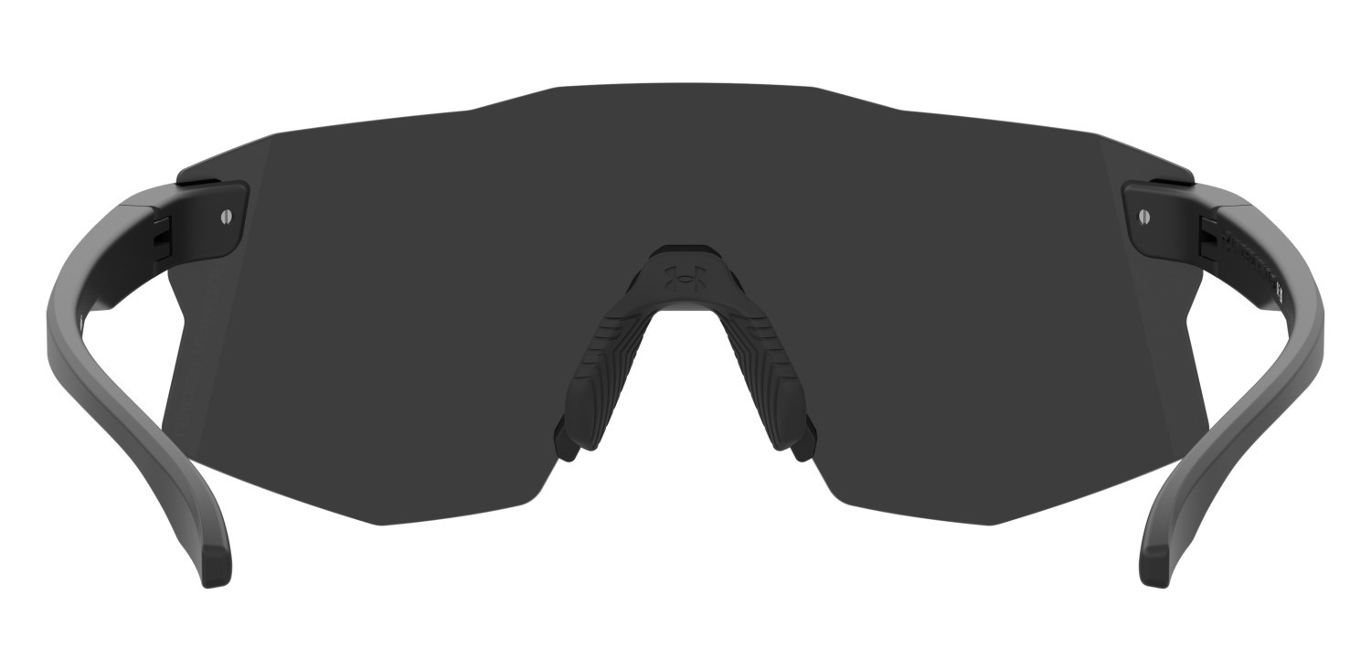 Sunglasses Under Armour Ua Grid Pro/G 208518 124 T4 color matte black silver shape mask lenses silver mirror
