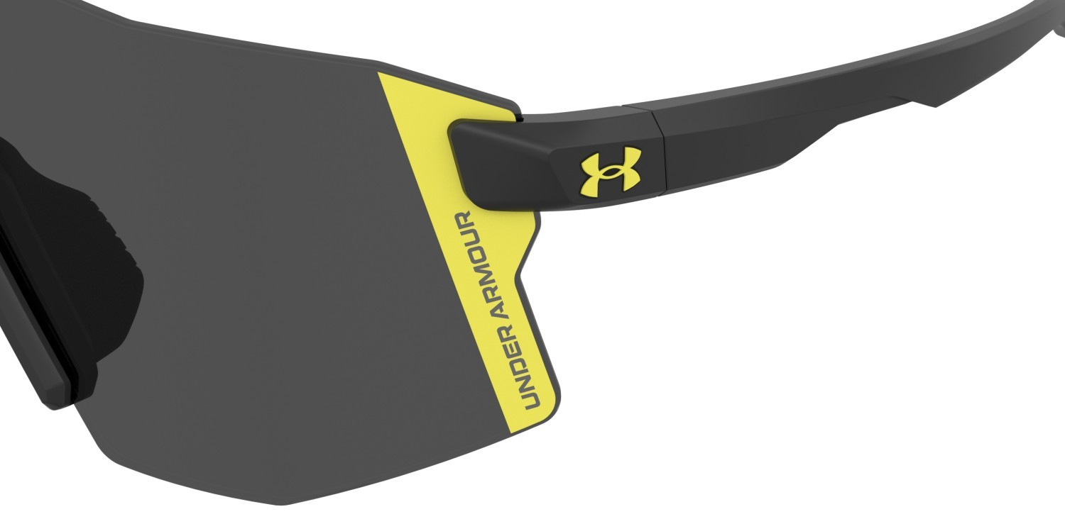 Sunglasses Under Armour Ua Grid Pro/G 208518 71C IR color black yellow shape mask lenses grey