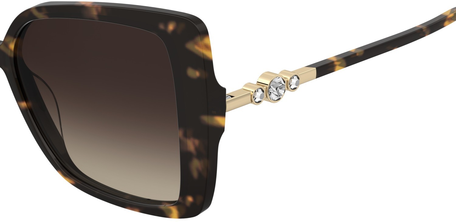 Sunglasses Pierre Cardin P.c. 8553/S 208525 086 HA color havana shape butterfly lenses brown shaded