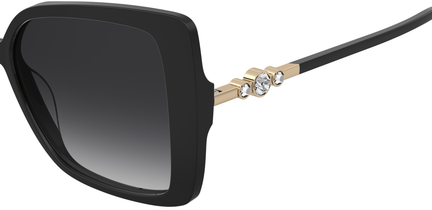 Sunglasses Pierre Cardin P.c. 8553/S 208525 807 9O color black shape butterfly lenses dark grey shaded
