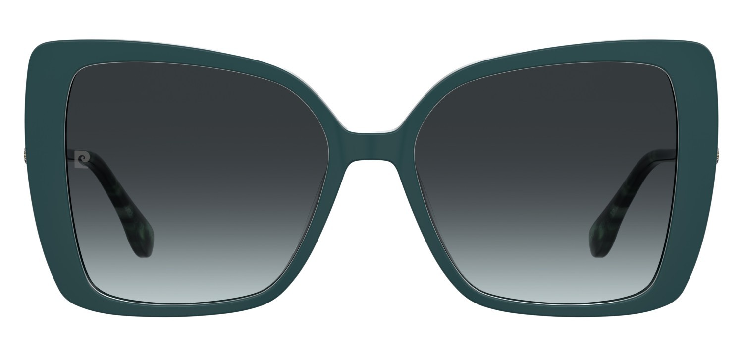 Sunglasses Pierre Cardin P.c. 8553/S 208525 ZI9 08 color teal shape butterfly lenses dk blue shaded