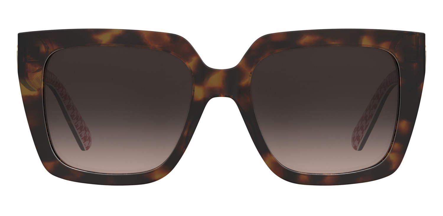 Occhiali da sole Moschino Love Mol099/S 208537 2VM HA colore havana pattern forma quadrato lenti brown shaded