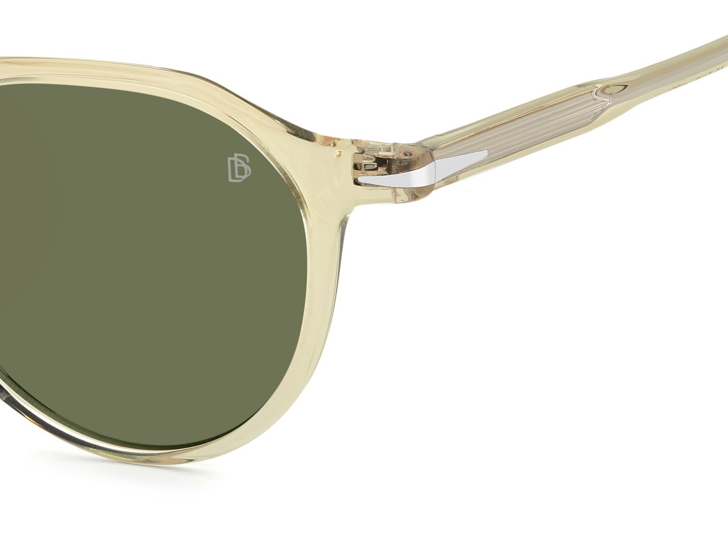 Sunglasses David Beckham Db 1217/S 208542 40G QT color yellow shape pantos lenses green