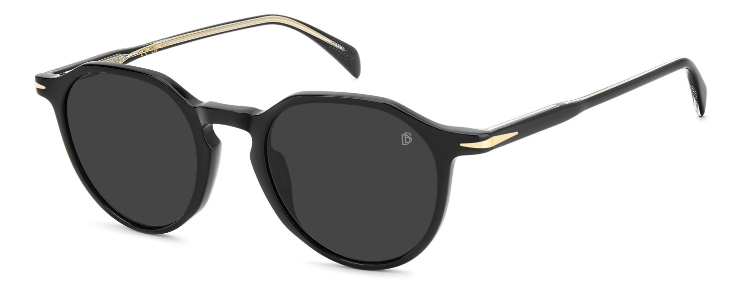 Sunglasses David Beckham Db 1217/S 208542 807 IR color black shape pantos lenses grey