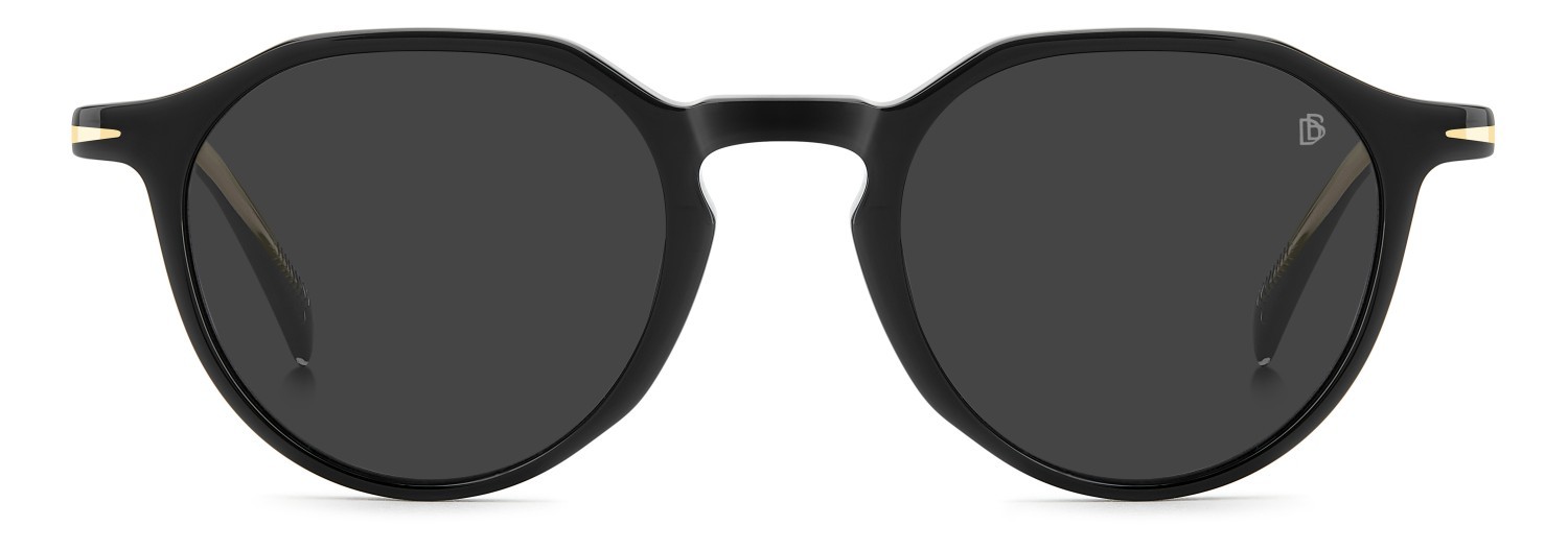 Sunglasses David Beckham Db 1217/S 208542 807 IR color black shape pantos lenses grey