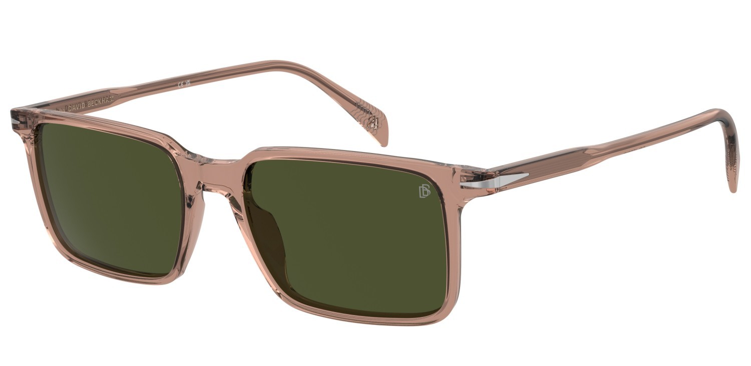 Sonnenbrillen David Beckham Db 1220/S 208544 35J QT farbe pink form rechteckig gläser green