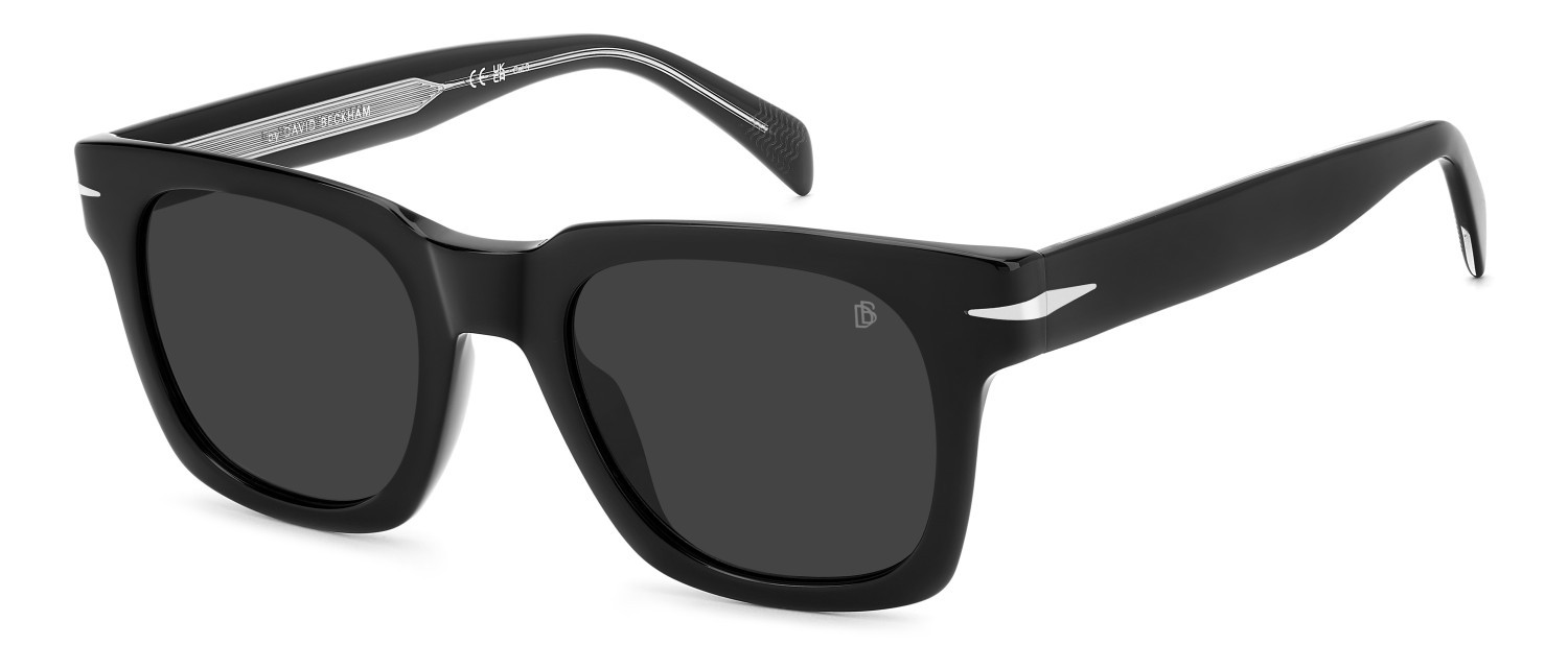 Sunglasses David Beckham Db 7160/S 208547 807 IR color black shape square lenses grey