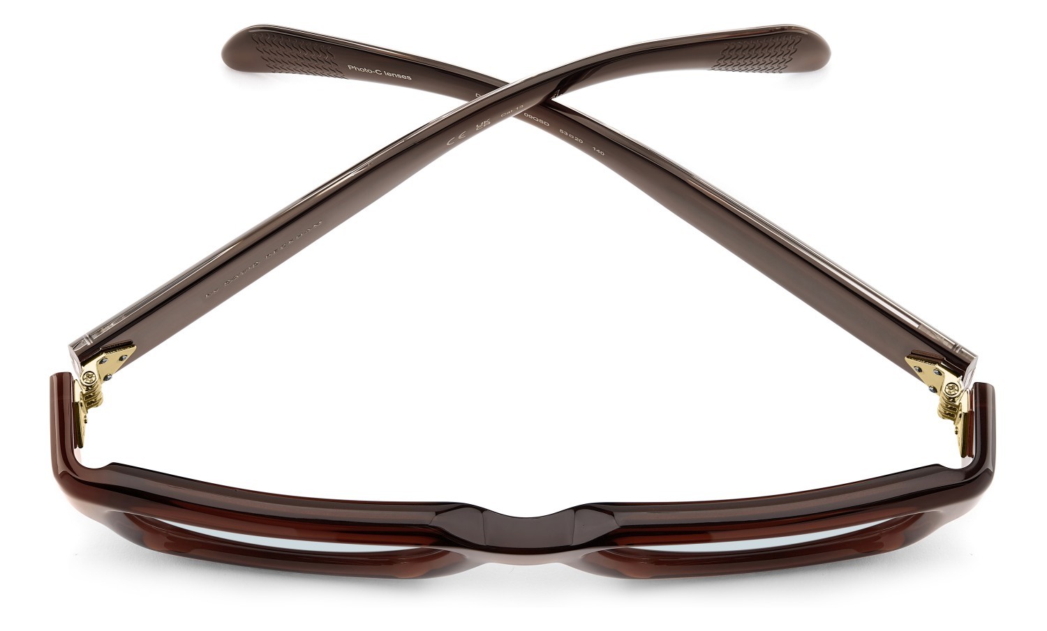 Sunglasses David Beckham Db 7159/S 208548 09Q SD color brown shape rectangle lenses blue photochromatic antireflex