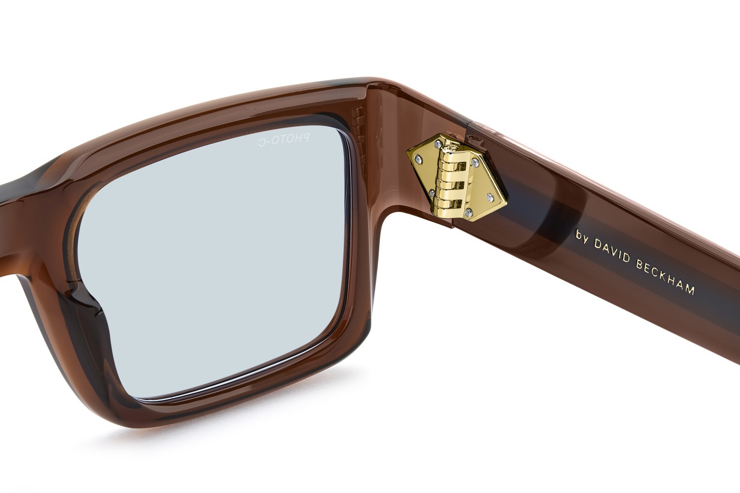 Sunglasses David Beckham Db 7159/S 208548 09Q SD color brown shape rectangle lenses blue photochromatic antireflex