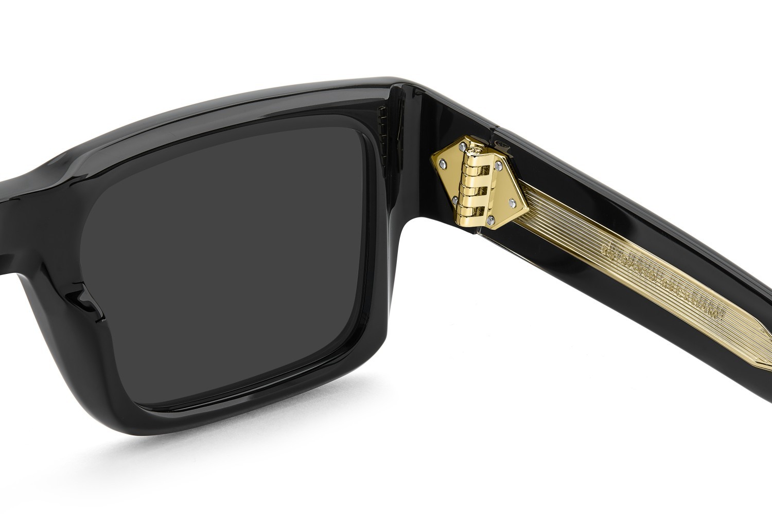 Sunglasses David Beckham Db 7159/S 208548 807 IR color black shape rectangle lenses grey