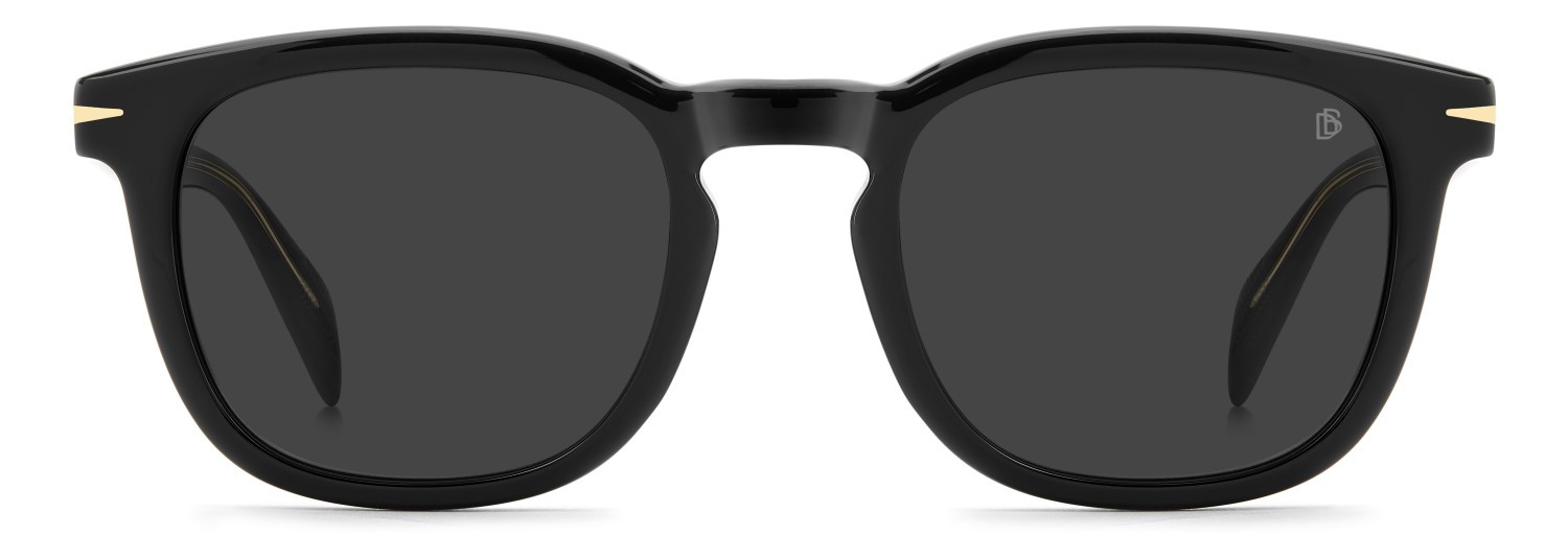 Sunglasses David Beckham Db 1221/S 208553 807 IR color black shape square lenses grey