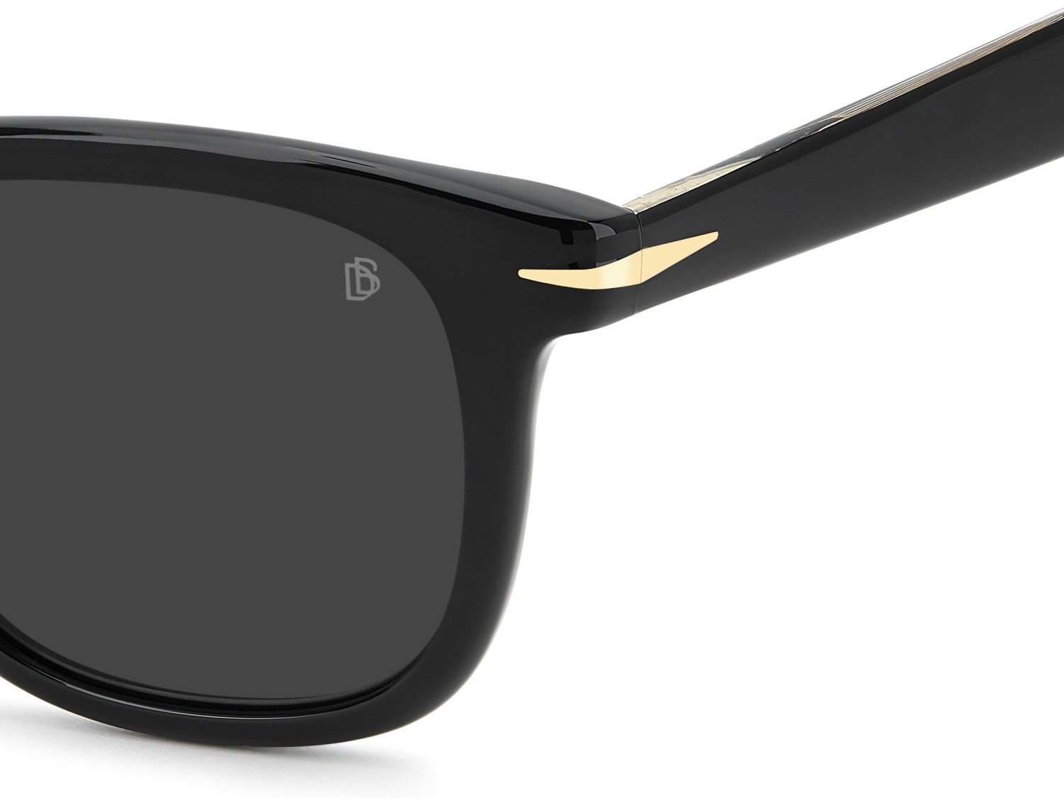 Sunglasses David Beckham Db 1221/S 208553 807 IR color black shape square lenses grey