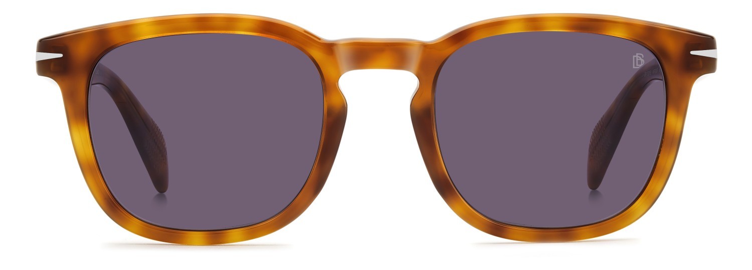 Sunglasses David Beckham Db 1221/S 208553 WR9 UR color brown havana shape square lenses violet