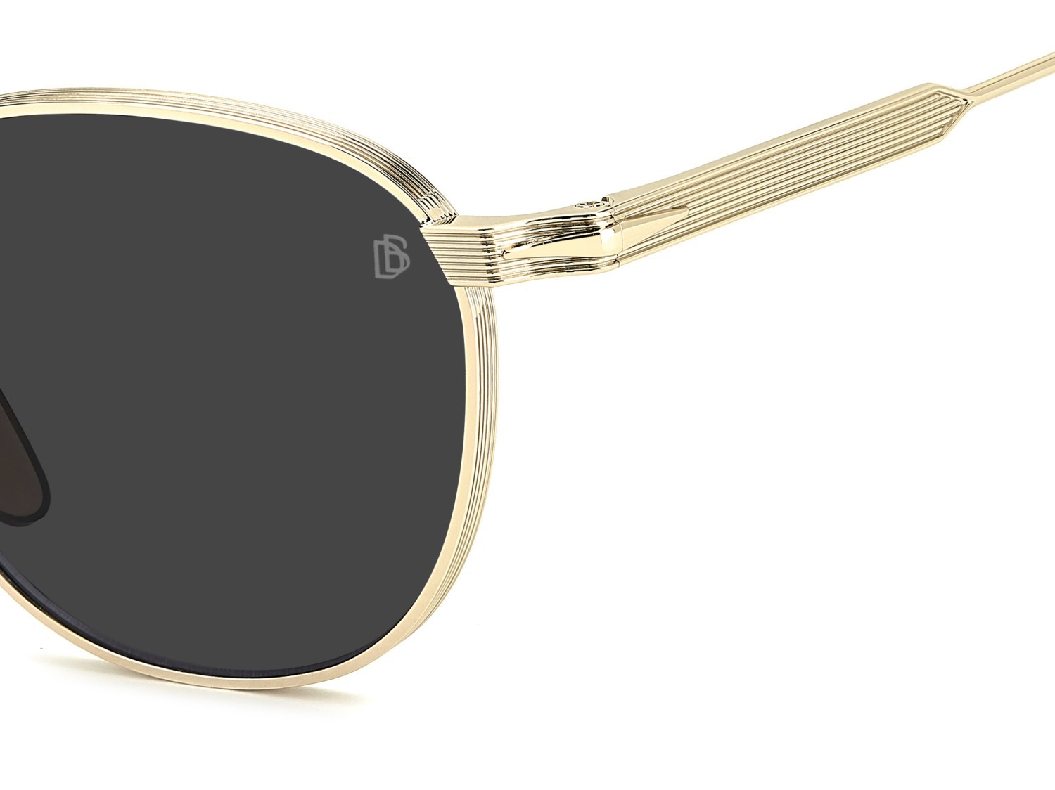 Sunglasses David Beckham Db 1228/S 208557 RHL 2K color gold black 2 shape pantos lenses grey antireflex