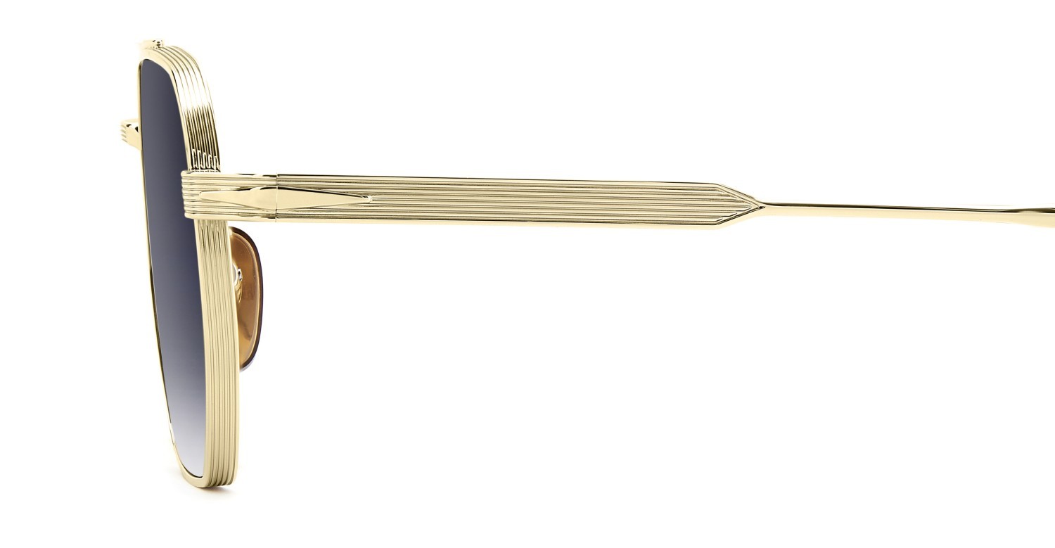 Sunglasses David Beckham Db 1229/S 208558 RHL 84 color gold black 2 shape navigator lenses blue shaded antireflex