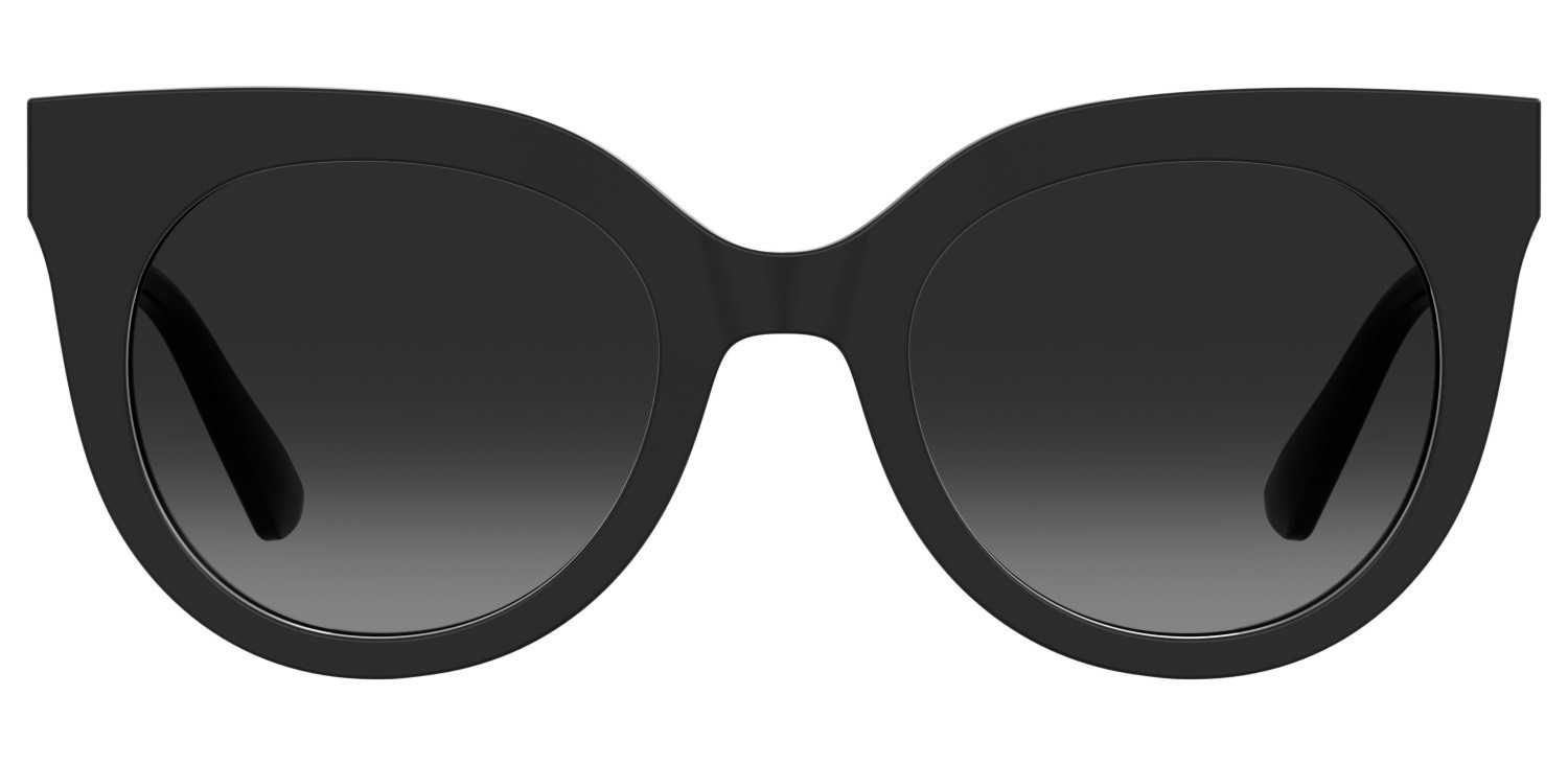 Sunglasses Moschino Mos212/S 208566 807 9O color black shape cat eye lenses dark grey shaded
