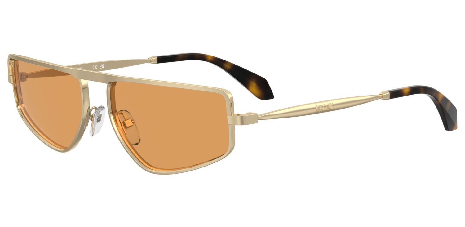 Sonnenbrillen Moschino Mos209/S 208567 000 N8 farbe rose gold form quadratisch gläser orange photochromatic
