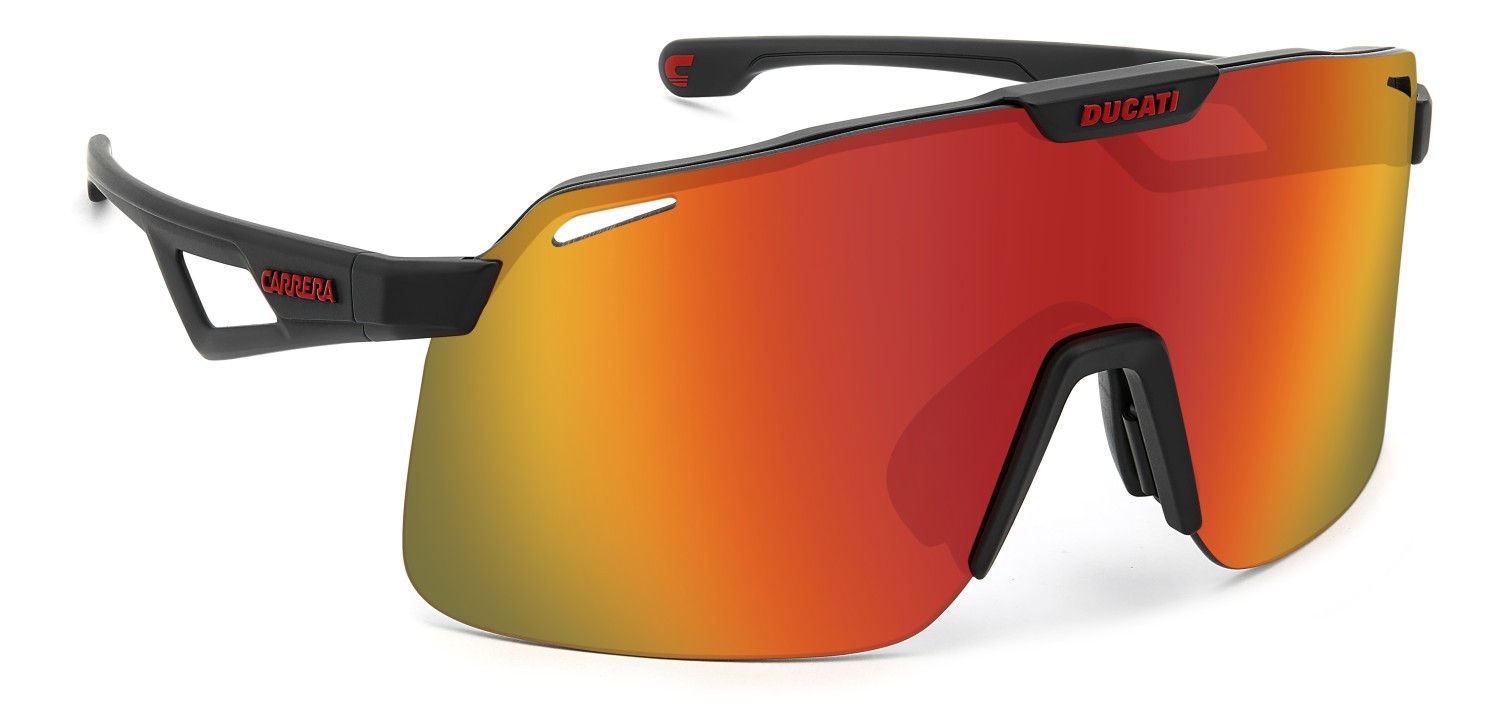 Sonnenbrillen Carrera Ducati Carduc 066/S 208586 003 UZ farbe matte black form maske gläser red multilayer