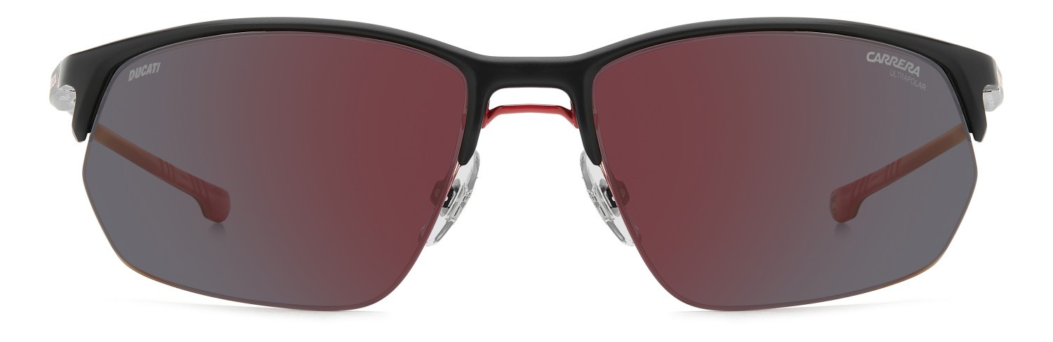 Sonnenbrillen Carrera Ducati Carduc 064/S 208588 003 H4 farbe matte black form rechteckig gläser red mirror pz hightcontrast ar