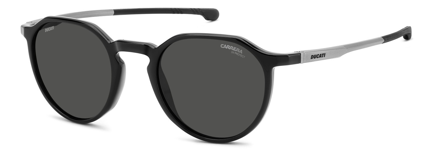 Sonnenbrillen Carrera Ducati Carduc 063/S 208589 807 IR farbe black form rund gläser grey