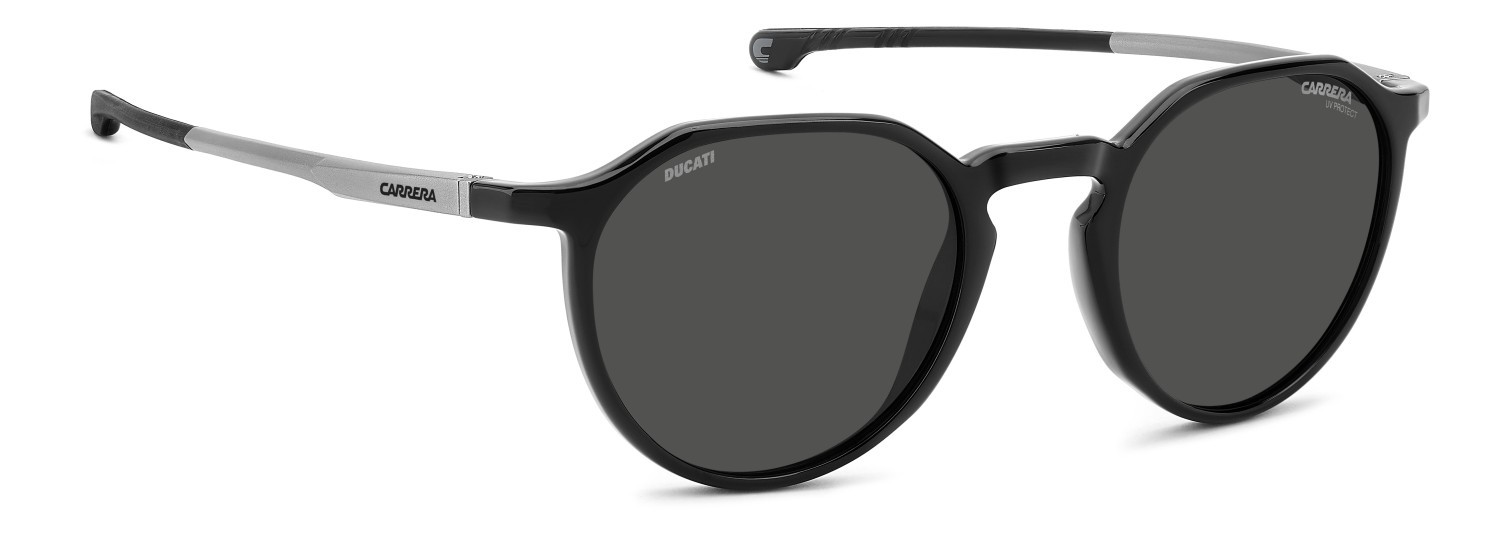 Sonnenbrillen Carrera Ducati Carduc 063/S 208589 807 IR farbe black form rund gläser grey