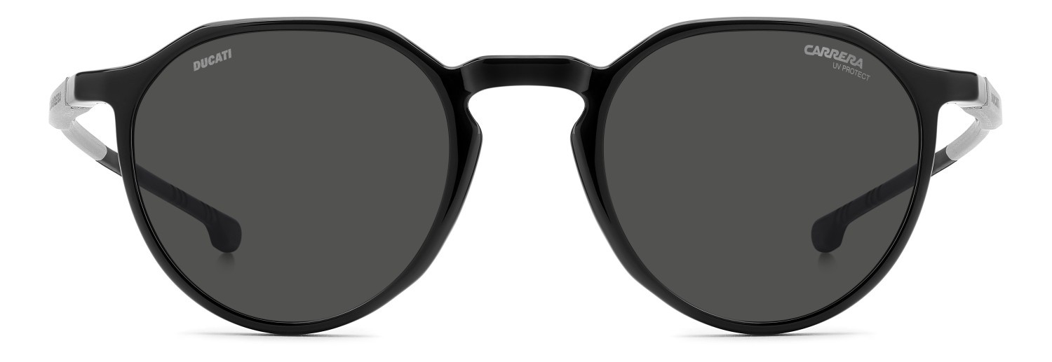 Sonnenbrillen Carrera Ducati Carduc 063/S 208589 807 IR farbe black form rund gläser grey