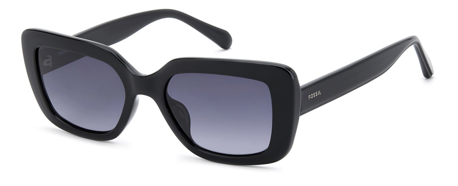 Sonnenbrillen Fossil Fos 3181/S 208592 807 9O farbe black form rechteckig gläser grey shaded