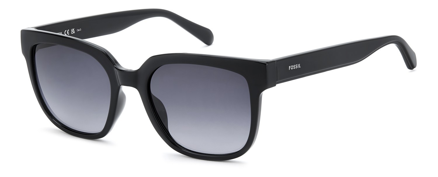 Sonnenbrillen Fossil Fos 3177/G 208594 807 9O farbe black form quadratisch gläser dark grey shaded