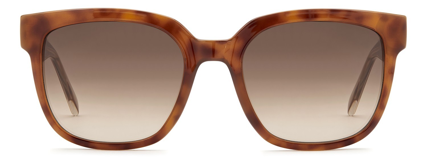 Sunglasses Fossil Fos 3177/G 208594 SX7 HA color light havana shape square lenses brown shaded