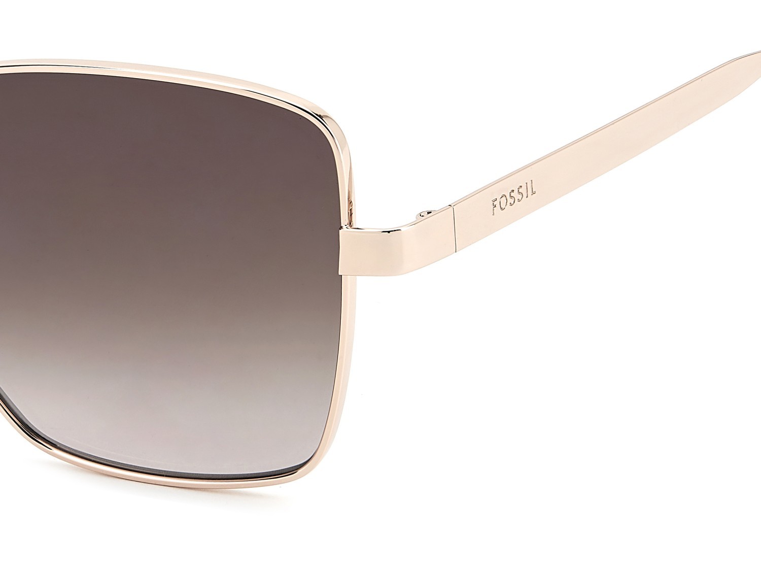 Sunglasses Fossil Fos 3182/G 208595 AU2 HA color red gold shape square lenses brown shaded