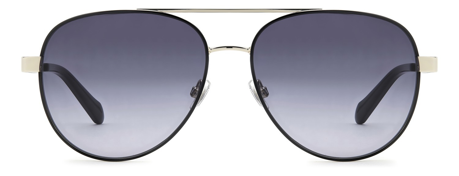 Sonnenbrillen Fossil Fos 3178/G 208596 3YG 9O farbe light gold form aviator gläser dark grey shaded