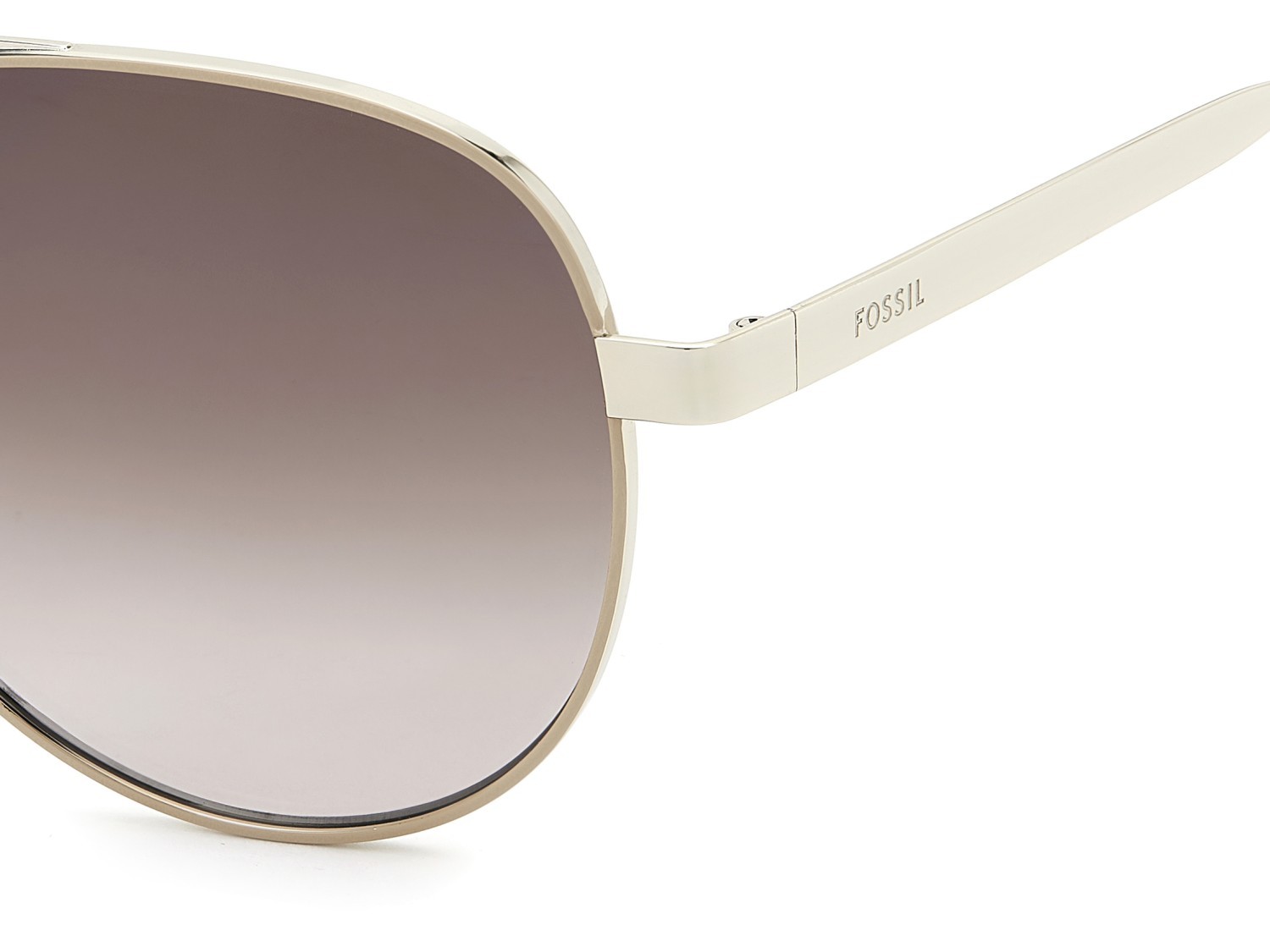 Sonnenbrillen Fossil Fos 3178/G 208596 FG4 HA farbe brown gold form aviator gläser brown shaded