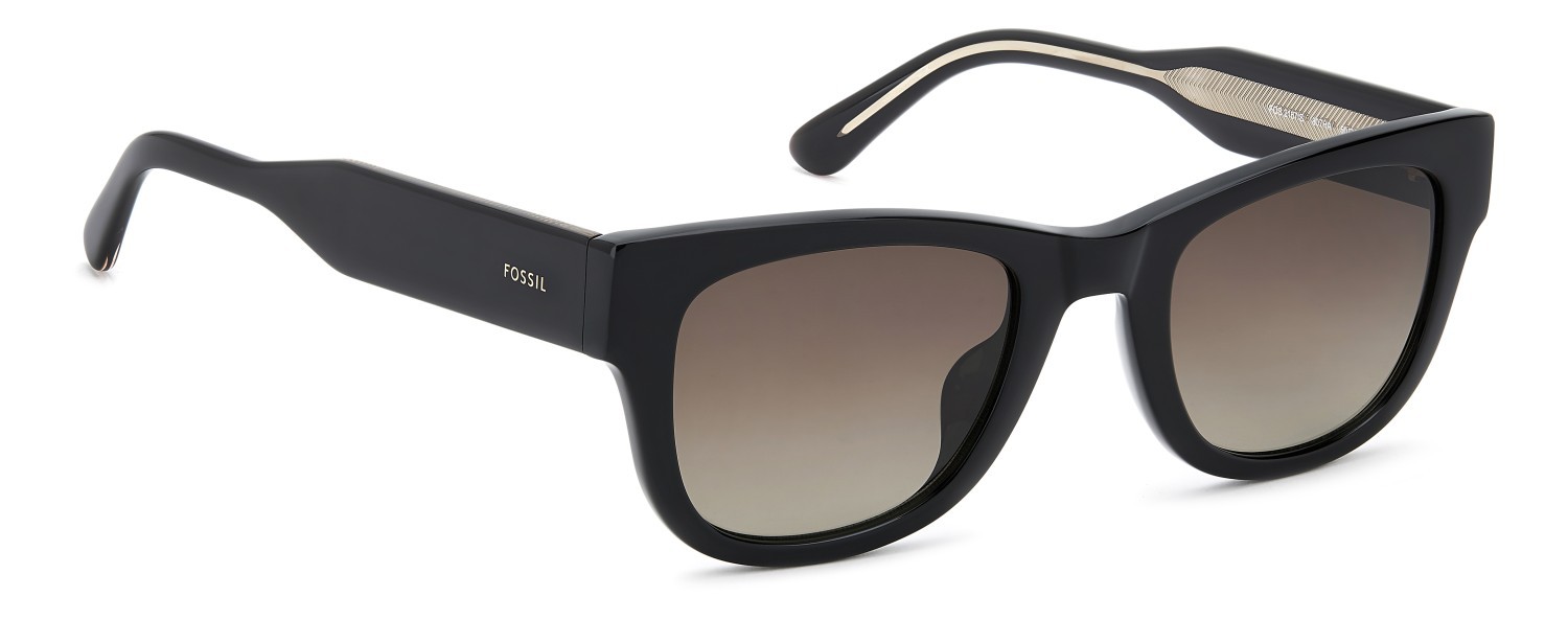 Sunglasses Fossil Fos 2167/S 208598 807 HA color black shape square lenses brown shaded