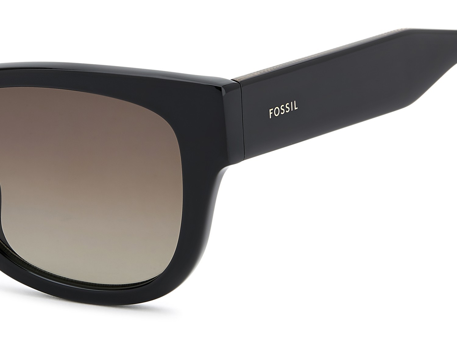 Sunglasses Fossil Fos 2167/S 208598 807 HA color black shape square lenses brown shaded