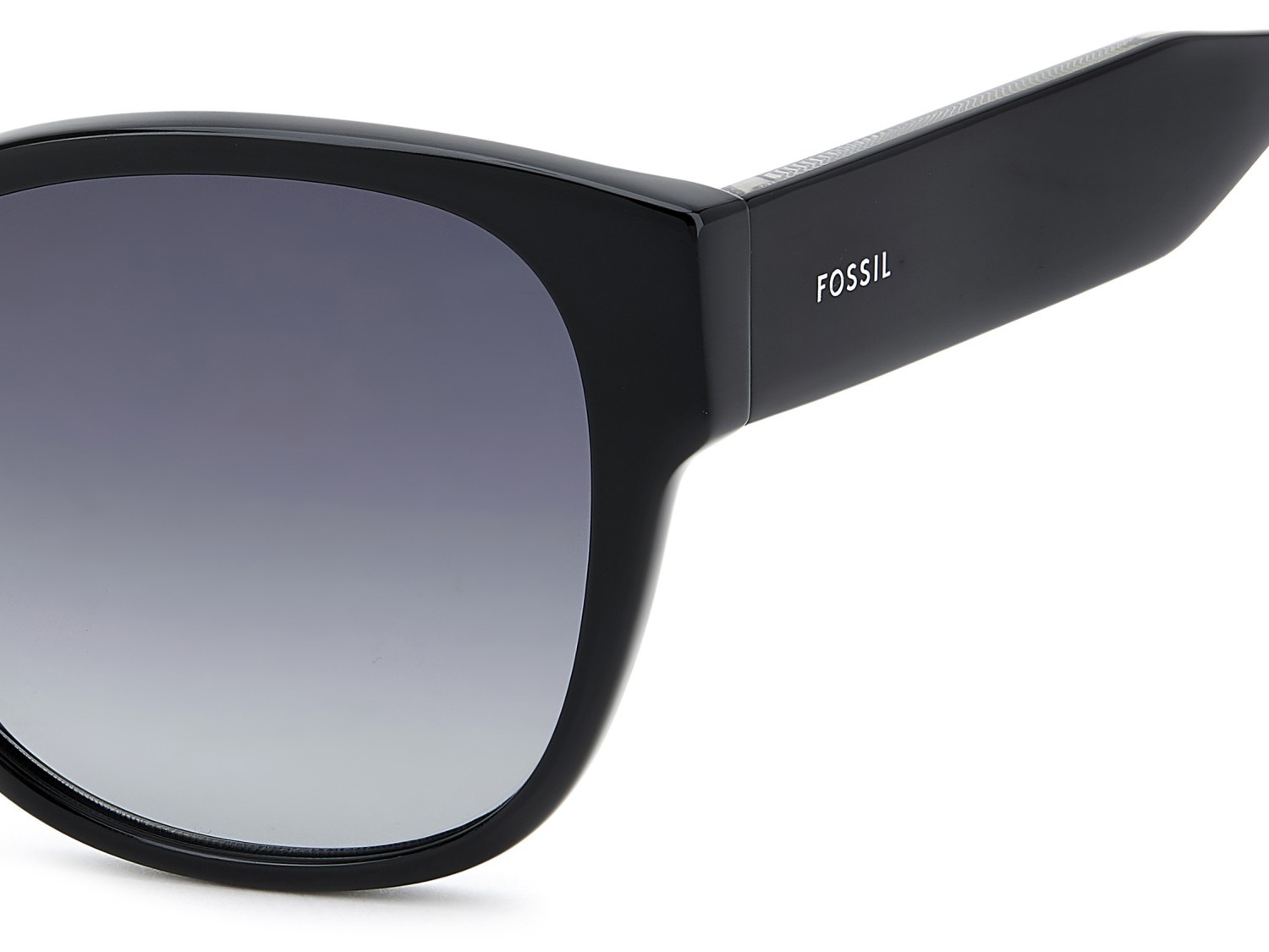 Sunglasses Fossil Fos 2170/G 208599 807 9O color black shape cat eye lenses grey shaded