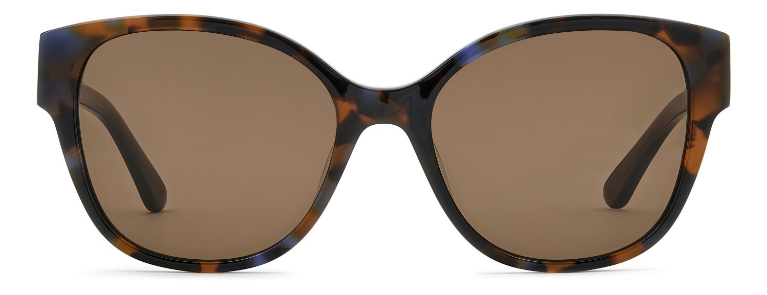 Sunglasses Fossil Fos 2170/G 208599 X8Q 70 color brown blue havana shape cat eye lenses brown